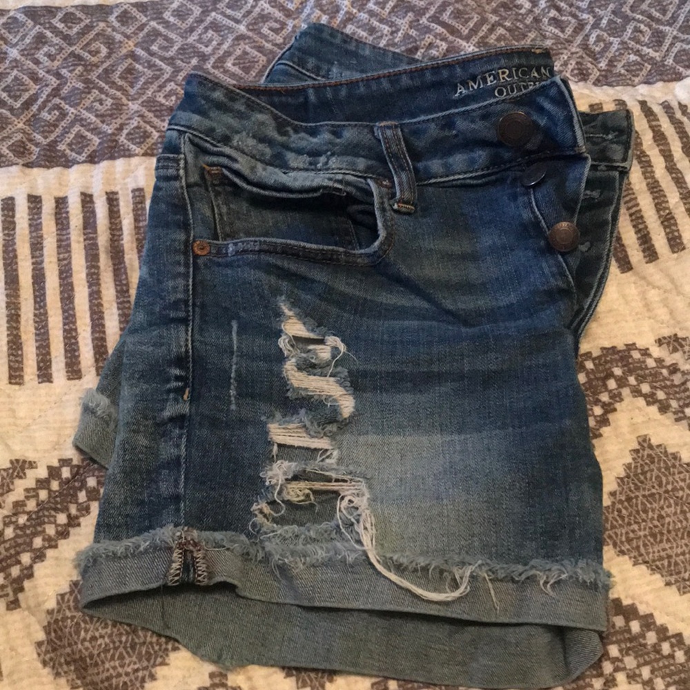Denim shorts